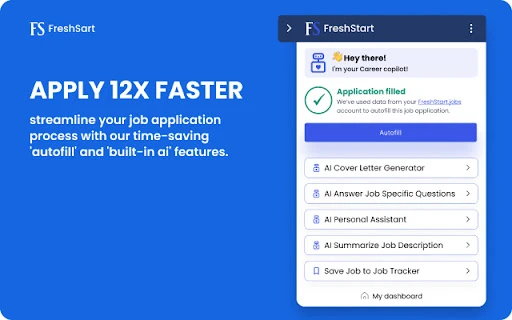 FreshStart.jobs - Chrome Extension - AI Tool Ocean