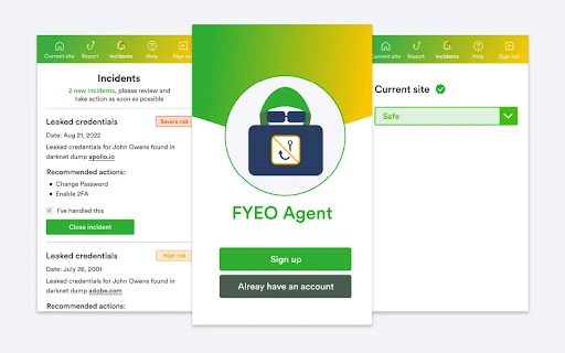 FYEO Agent - Chrome Extension - AI Tool Ocean