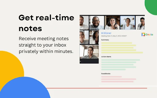 G-note - Chrome Extension - AI Tool Ocean