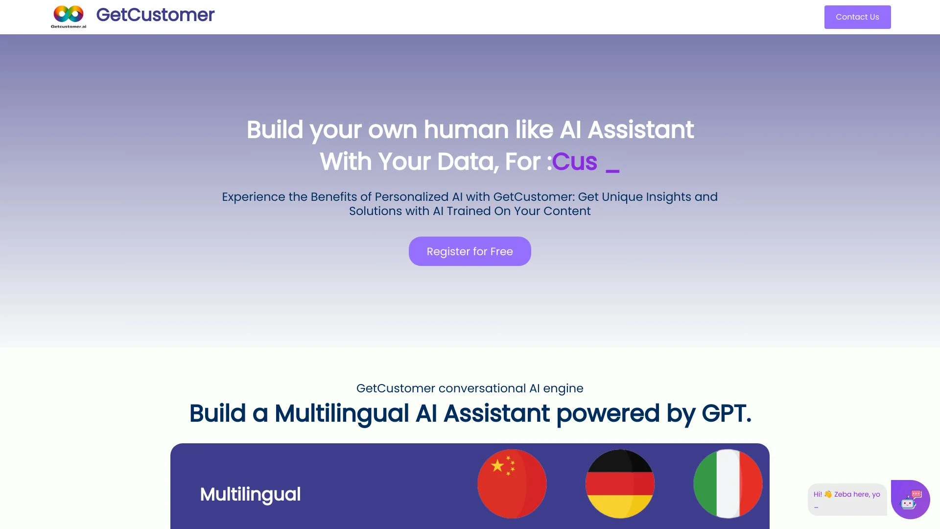 GetCustomer - AI Tool Ocean