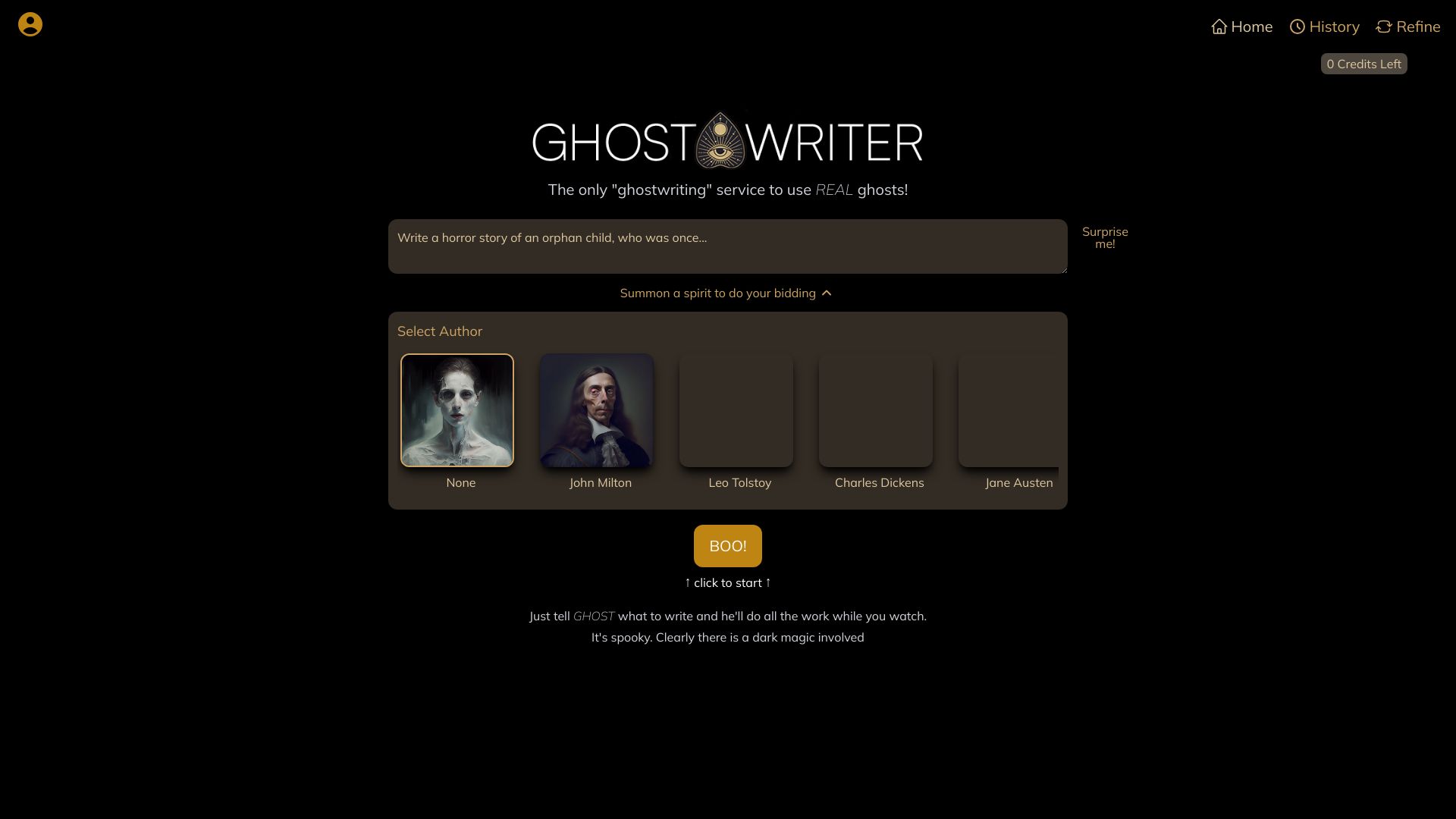 Ghostwriting - AI Tool Ocean