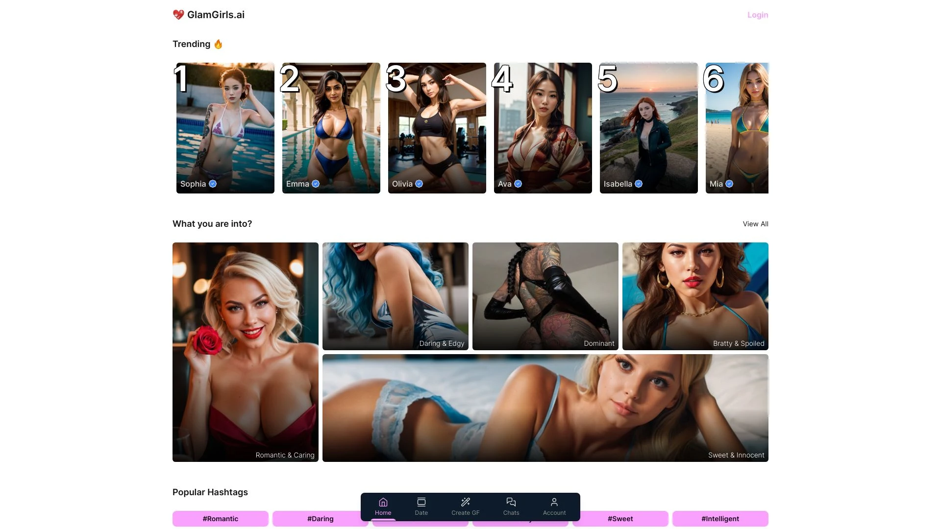 GlamGirls.ai - AI Tool Ocean