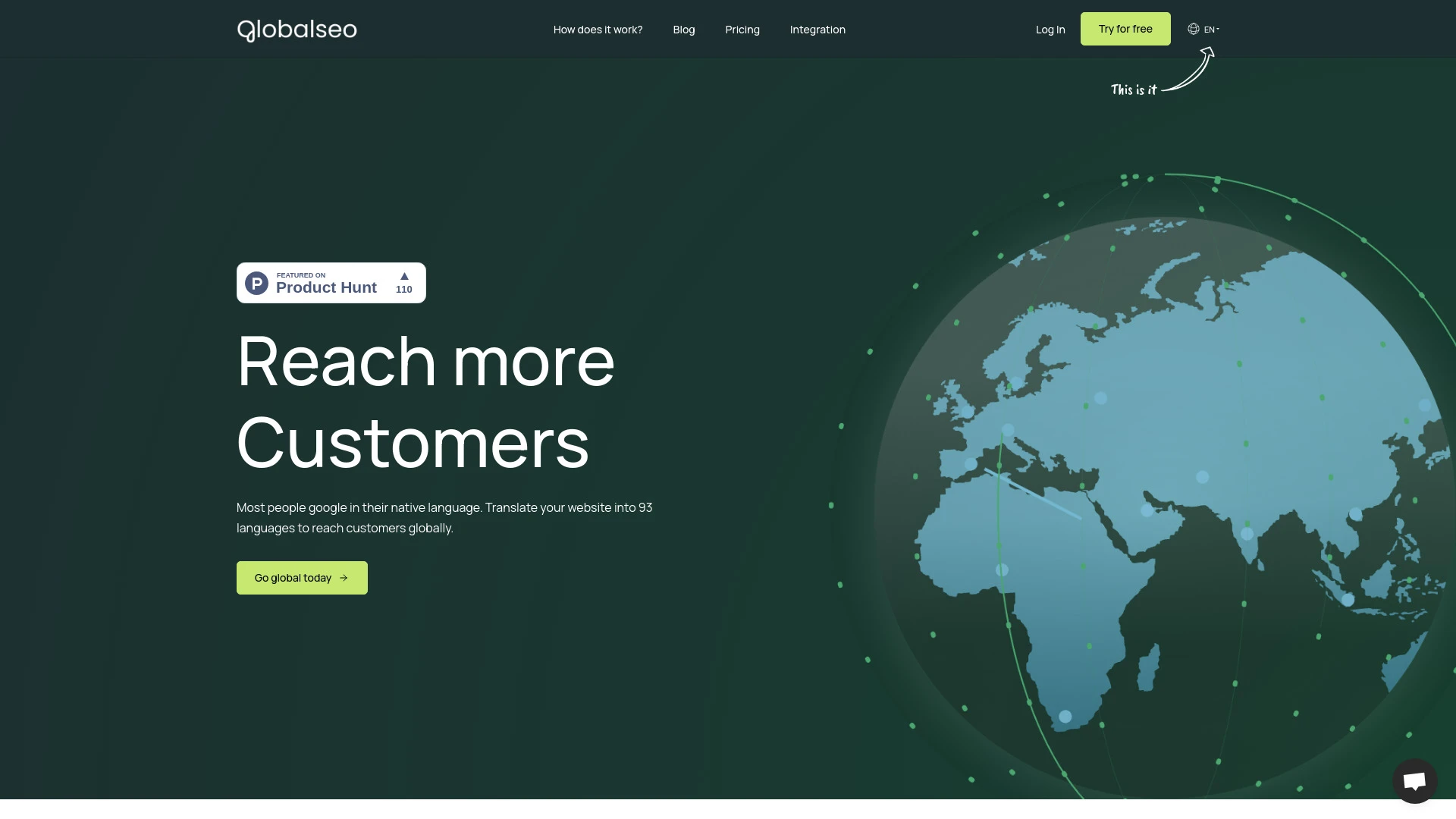 GlobalSeo - AI Tool Ocean