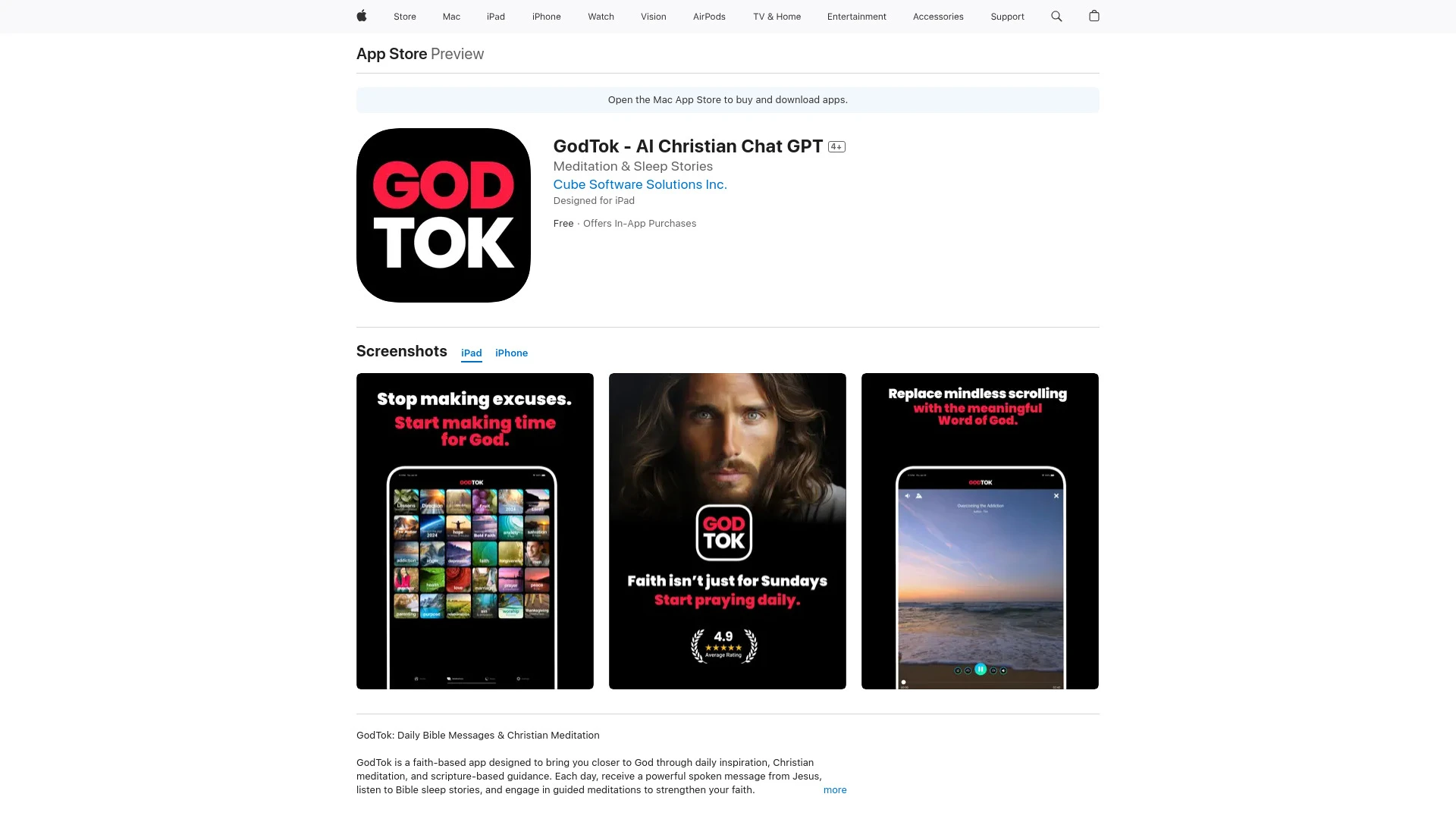GodTok - AI Tool Ocean