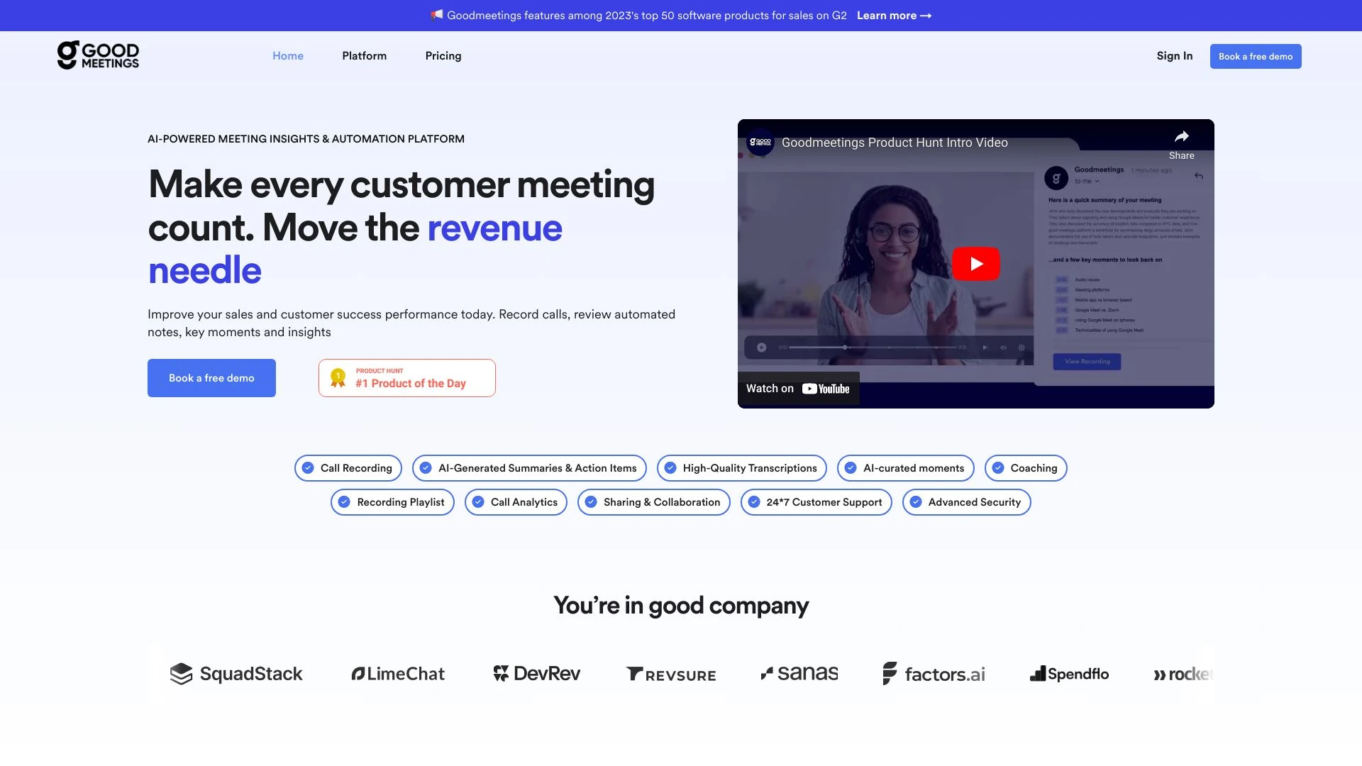 Goodmeetings - AI Tool Ocean