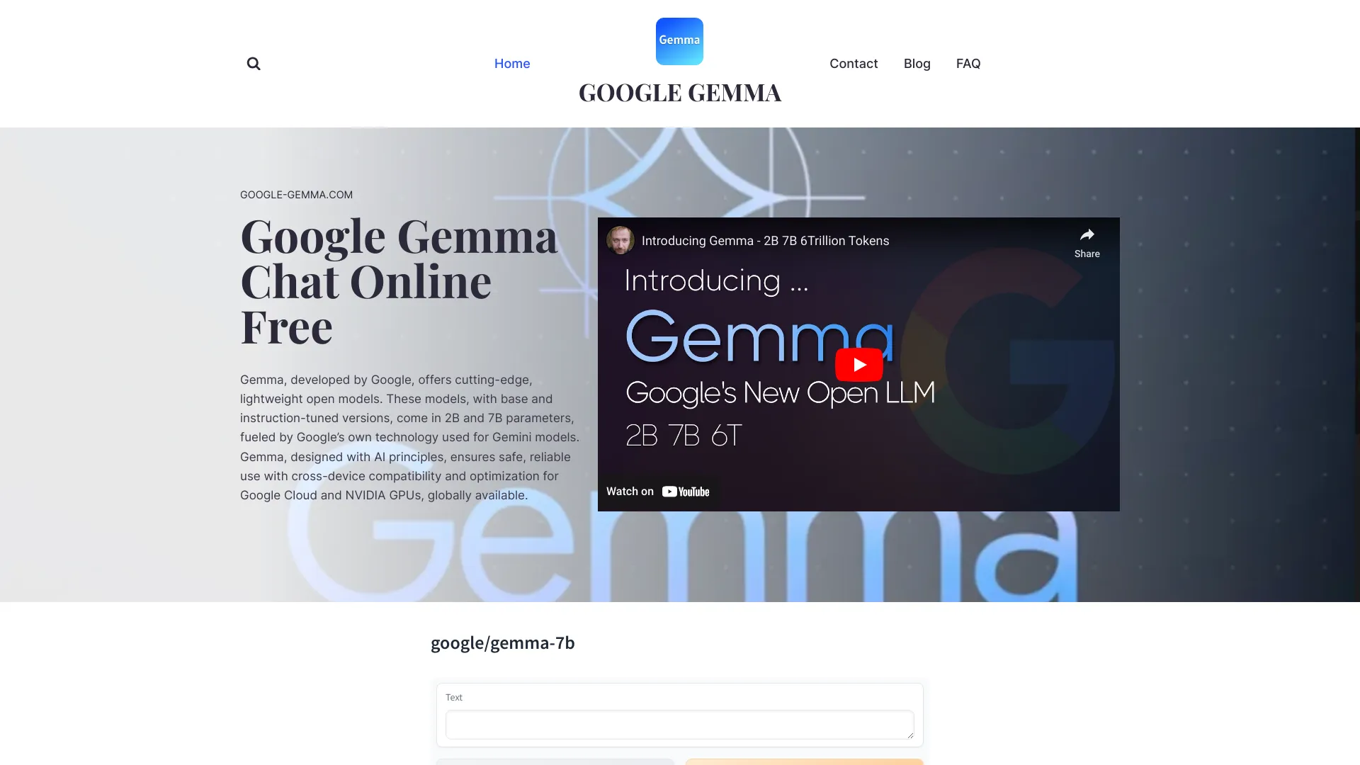 Google Gemma - AI Tool Ocean