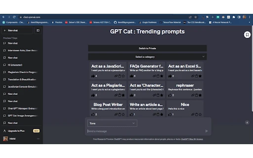 GPT Cat - Chrome Extension - AI Tool Ocean