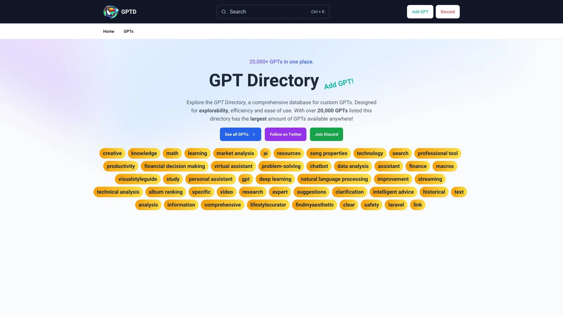 GPT Directory - AI Tool Ocean