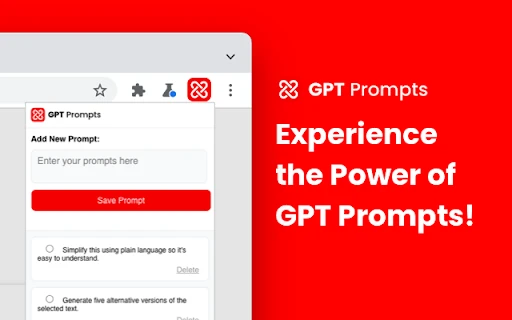 GPT Prompts - Chrome Extension - AI Tool Ocean