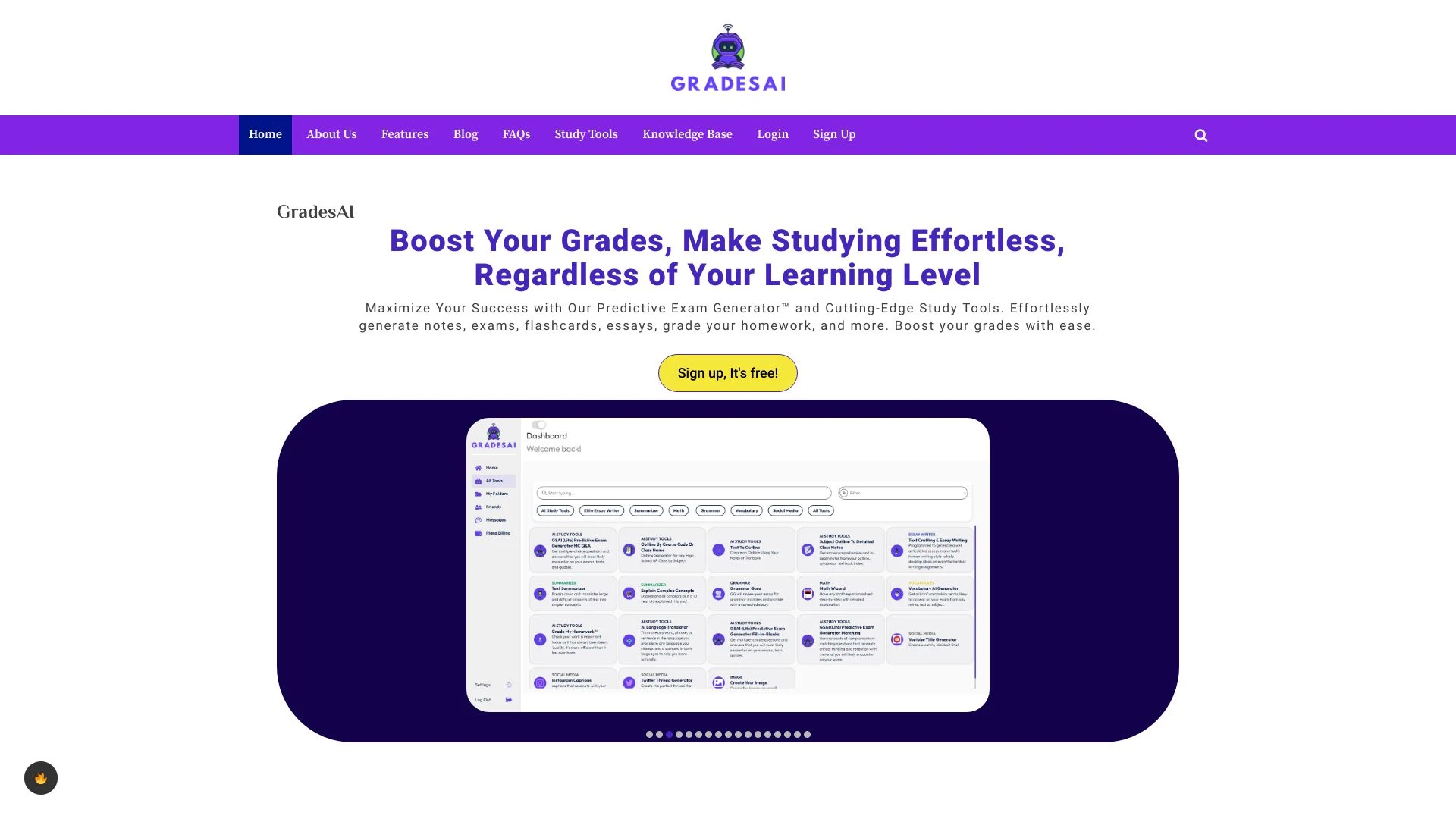 GradesAI - AI Tool Ocean
