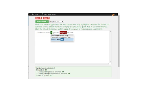 Grammar Checker - Chrome Extension - AI Tool Ocean