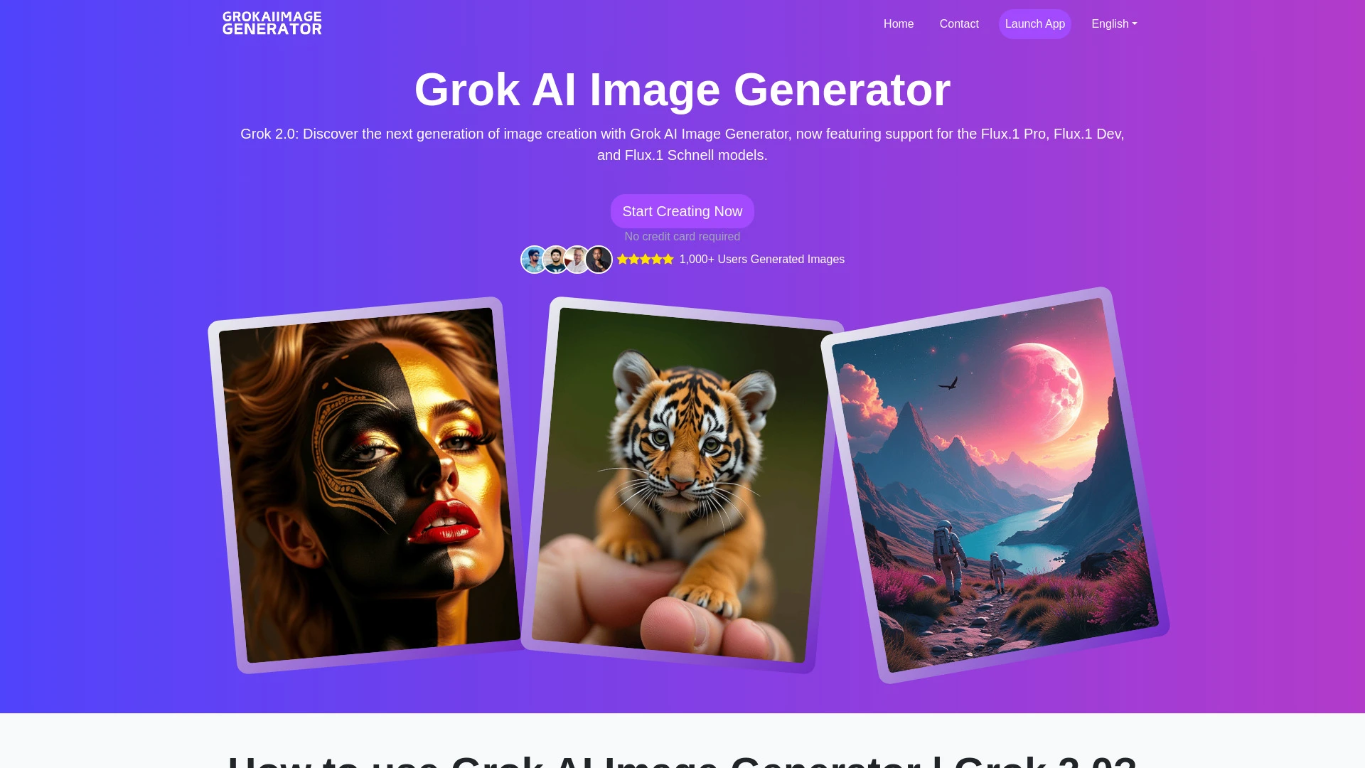 Grok AI Image Generator - AI Tool Ocean