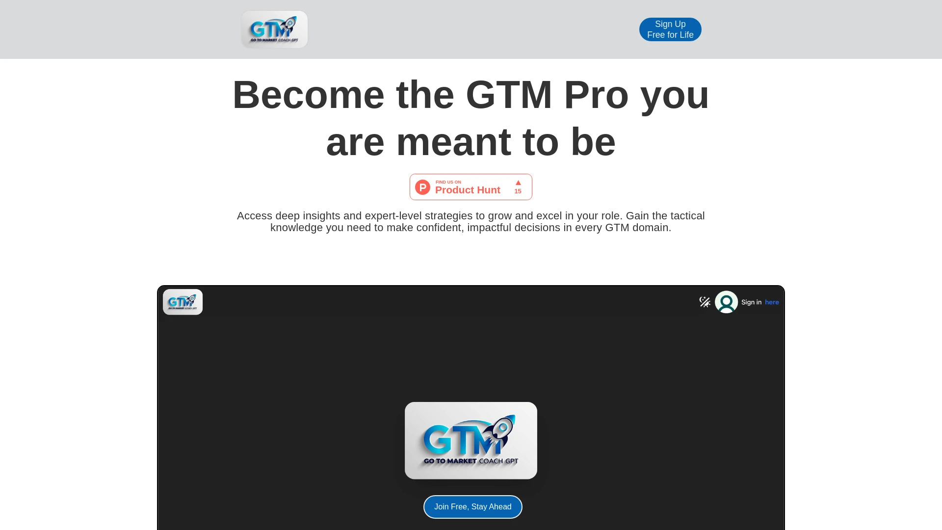 GTM Coach GPT - AI Tool Ocean