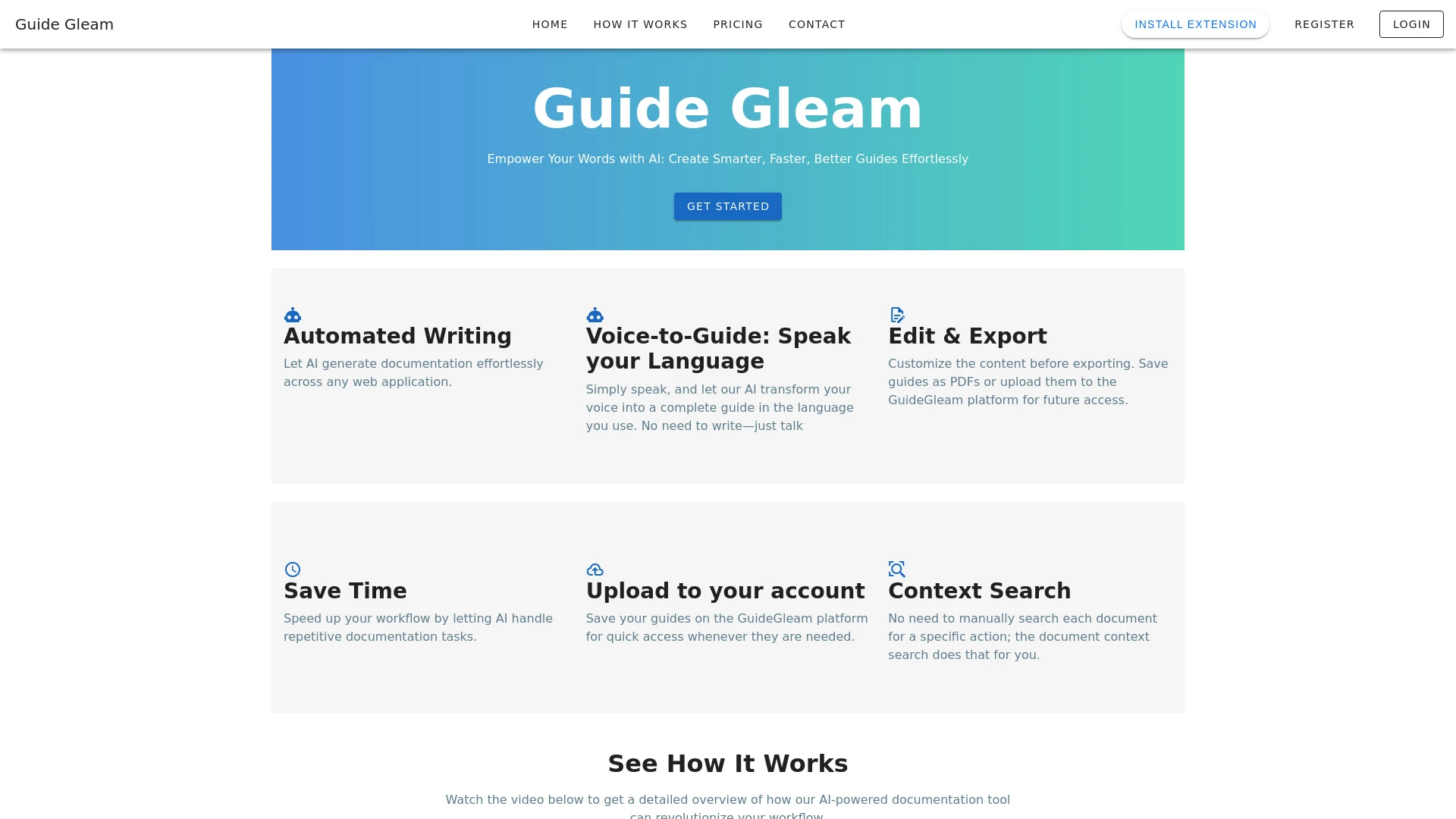 GuideGleam - AI Tool Ocean