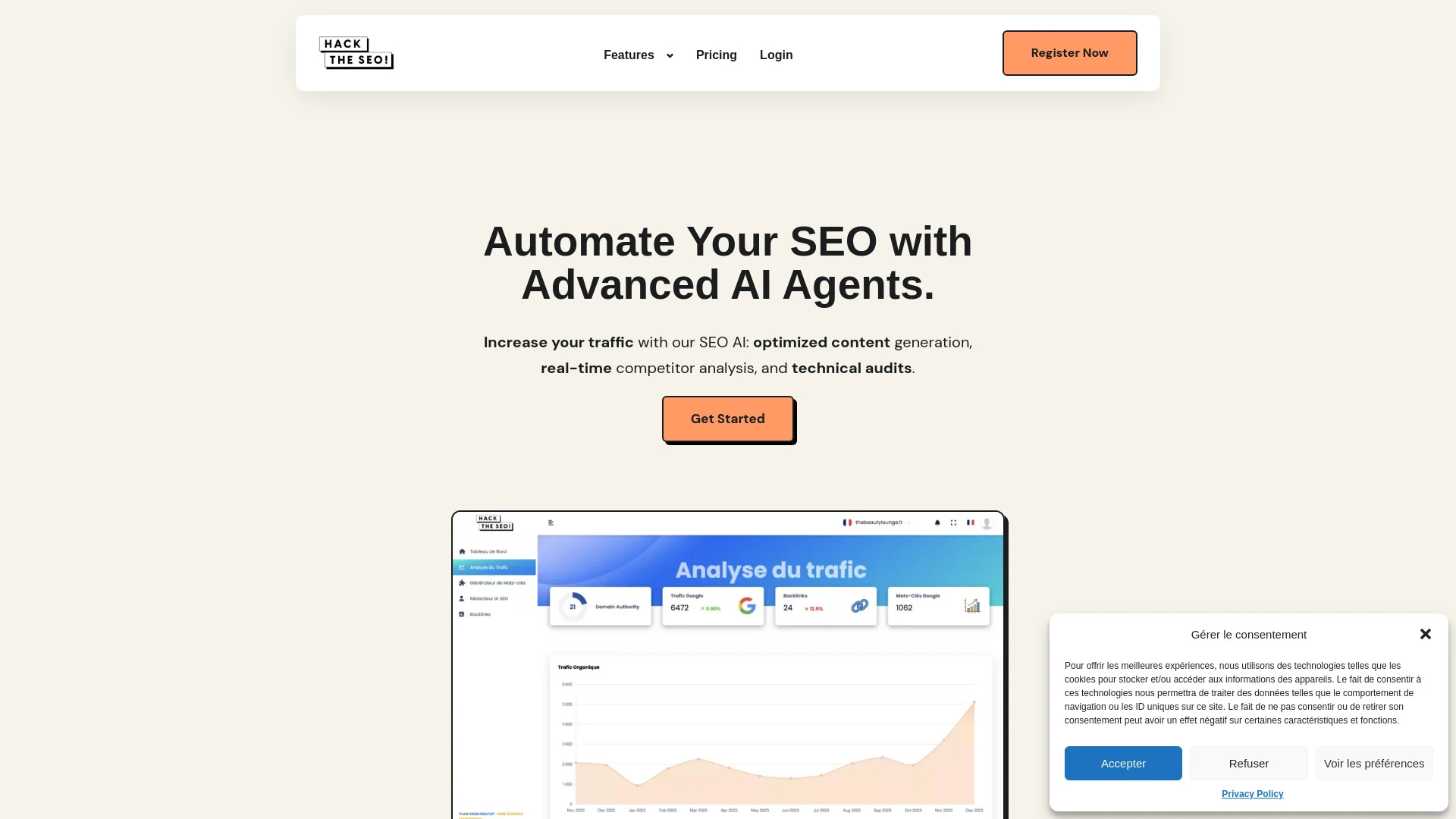 Hack The SEO - AI Tool Ocean