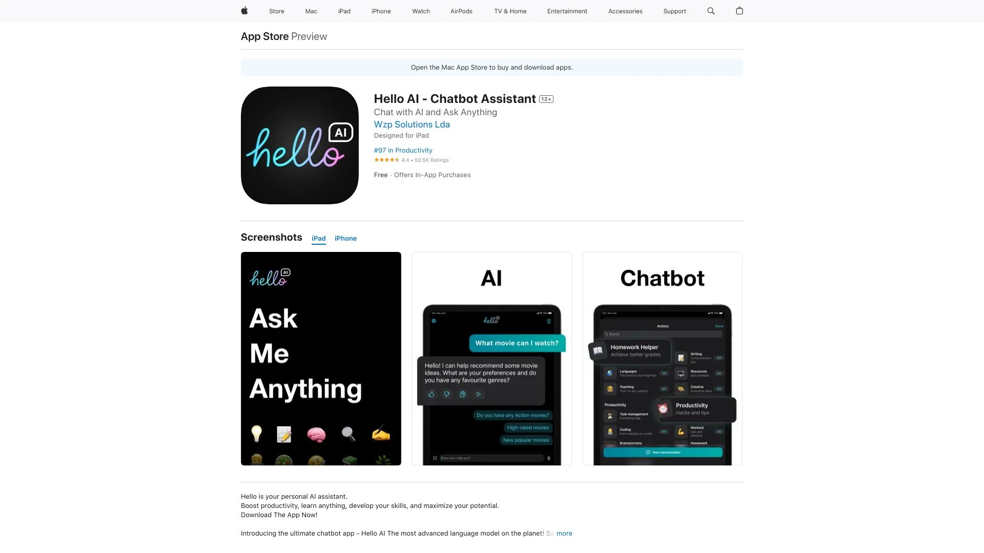 Hello AI - Chatbot Assistant - AI Tool Ocean