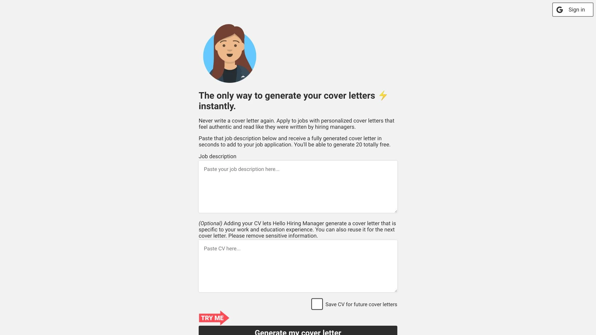 Hello Hiring Manager - AI Tool Ocean
