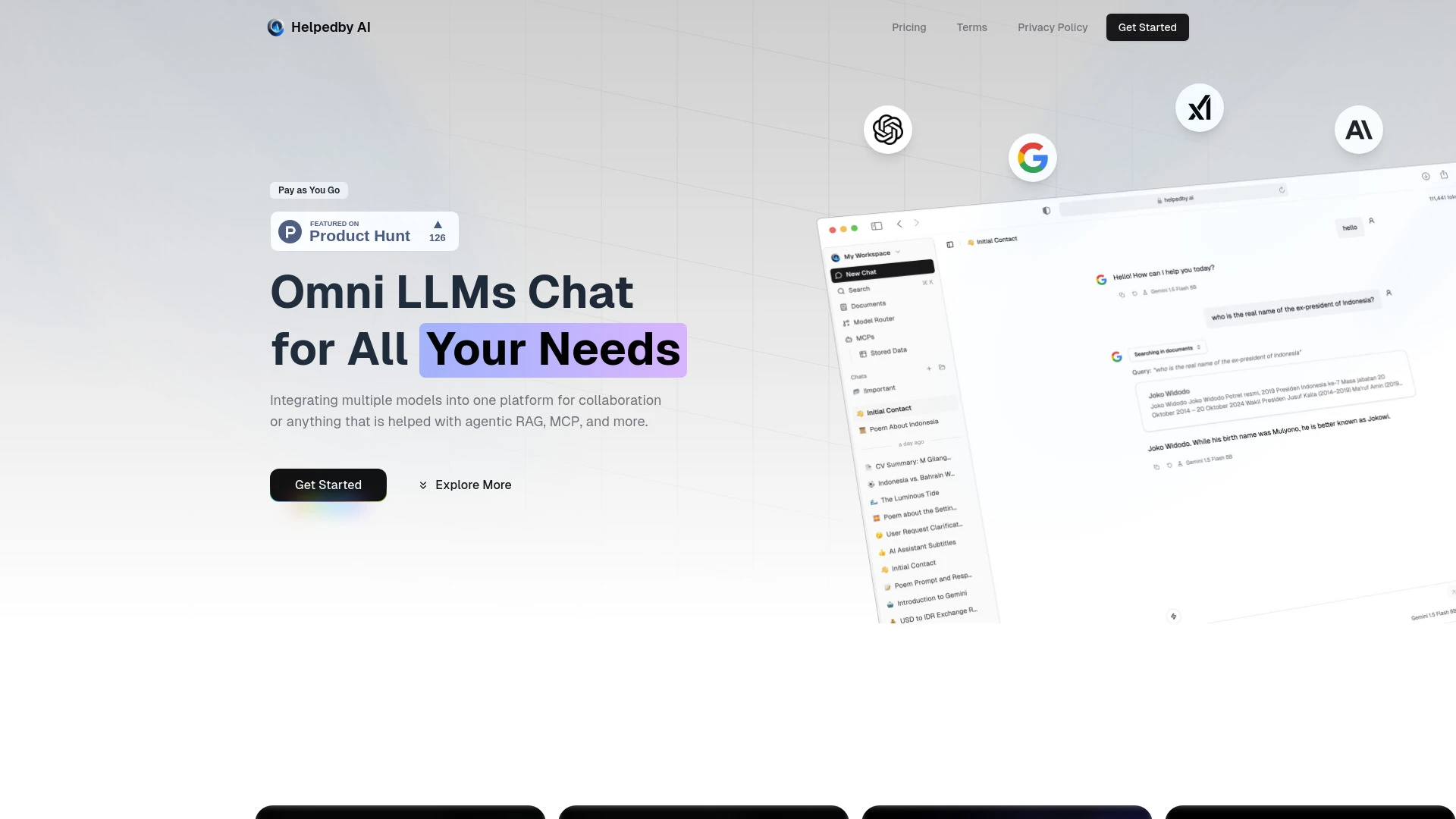 Helpedby AI - AI Tool Ocean