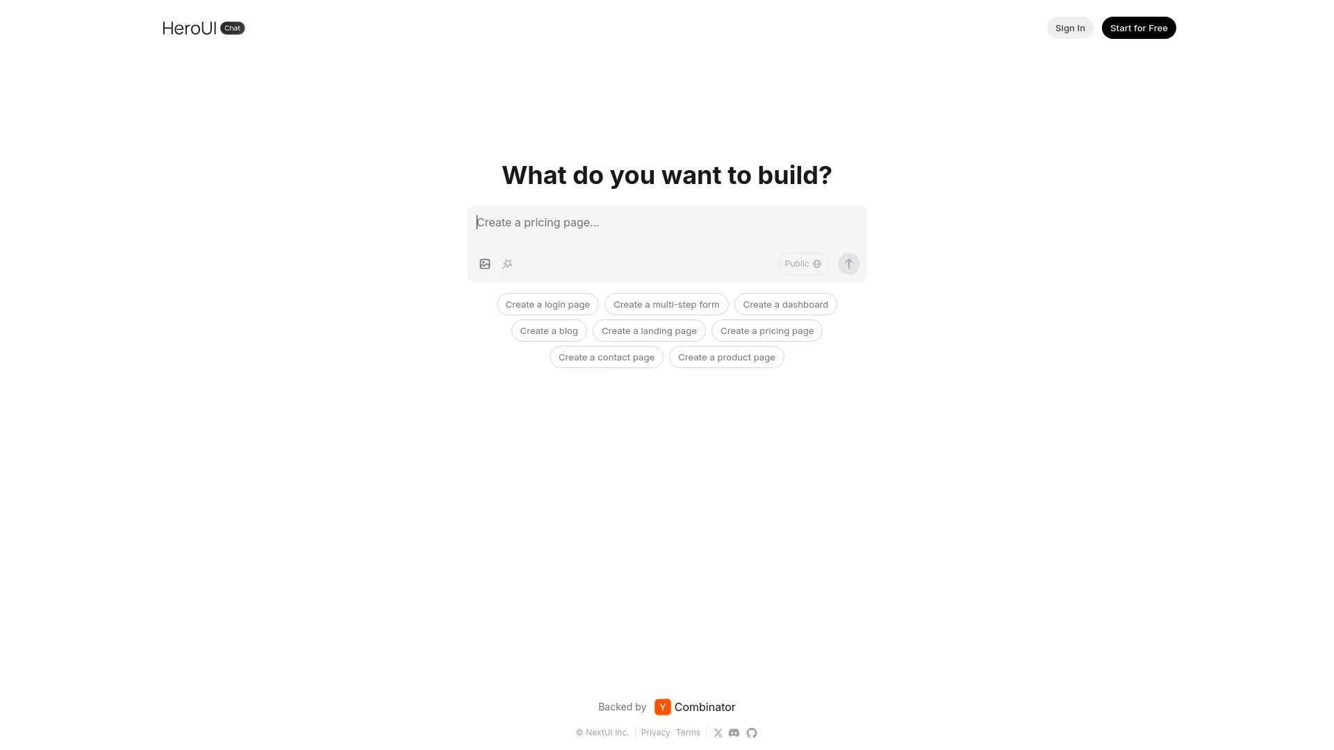 HeroUI Chat - AI Tool Ocean