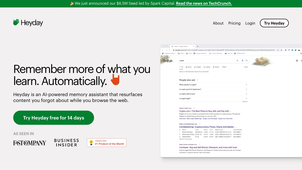 Heyday - AI Tool Ocean