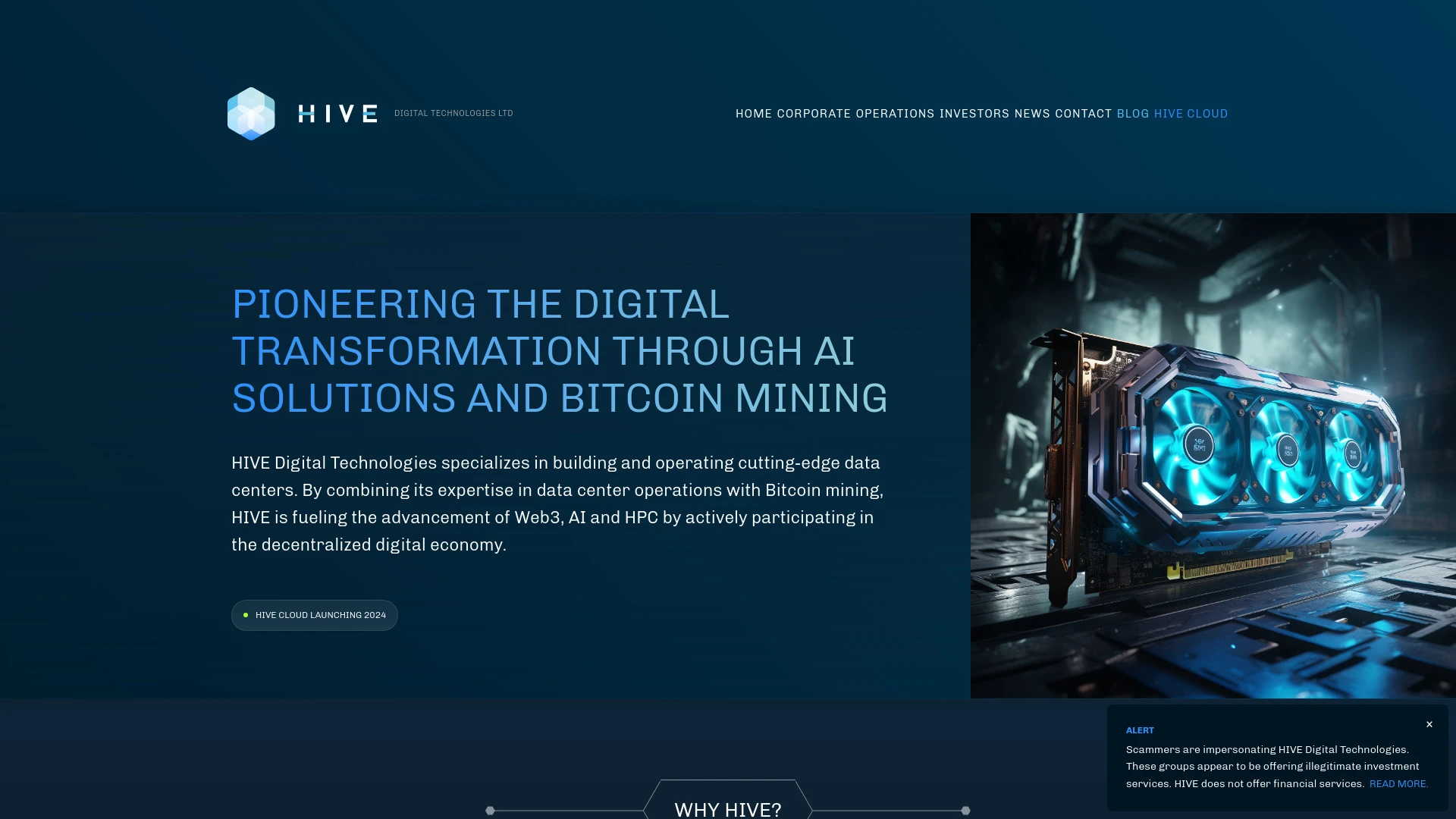 HIVE Digital Technologies Ltd - AI Tool Ocean