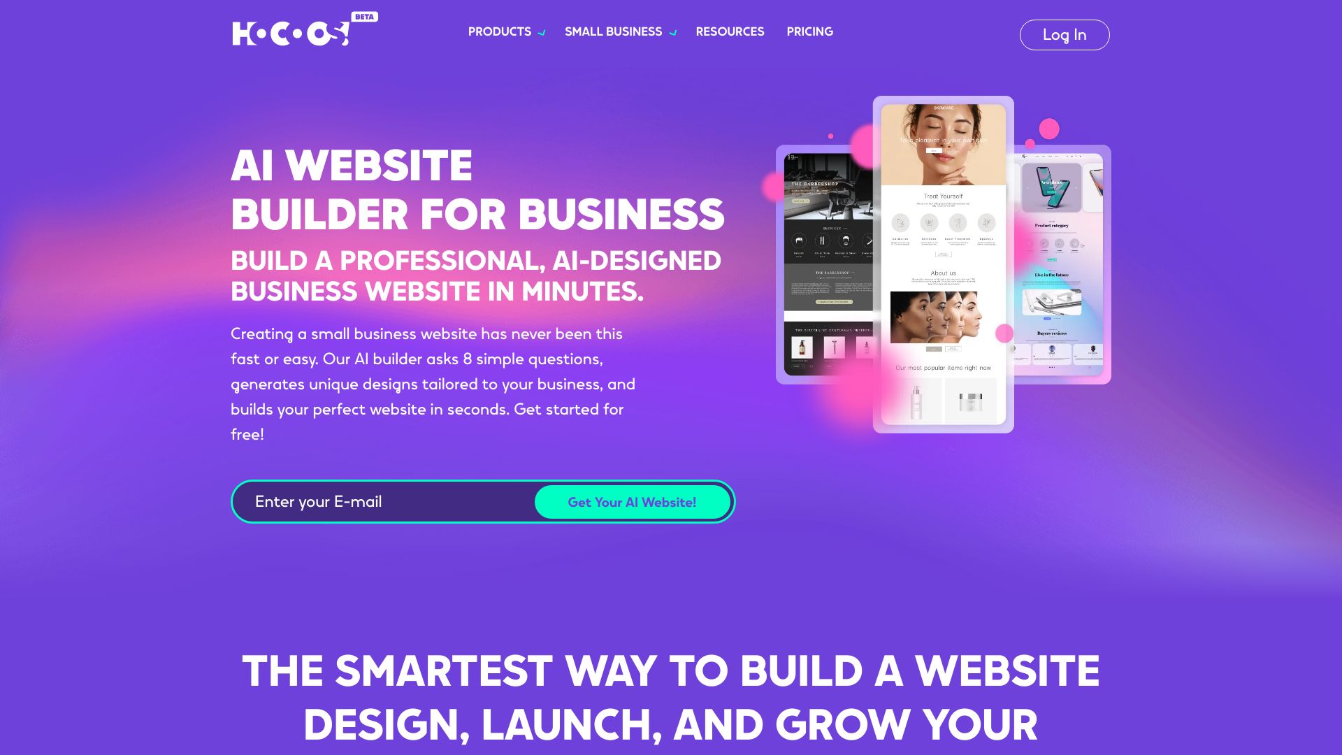 Hocoos AI Website Builder - AI Tool Ocean