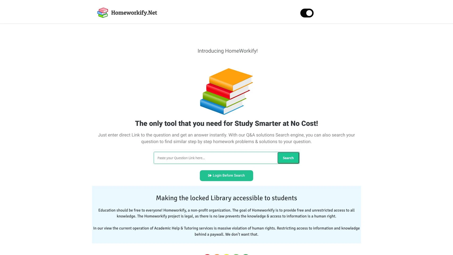 Homeworkify Net - AI Tool Ocean