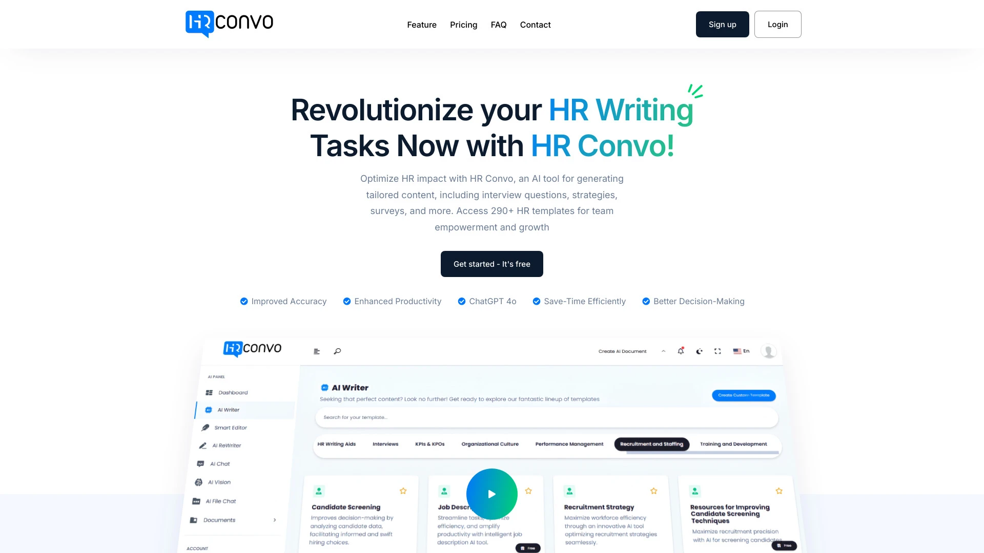 HR Convo - AI Tool Ocean
