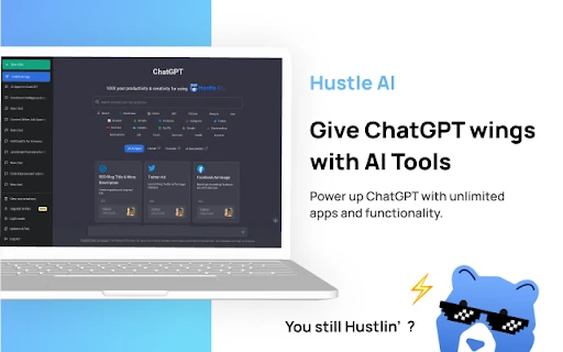 HustleAI - Chrome Extension - AI Tool Ocean