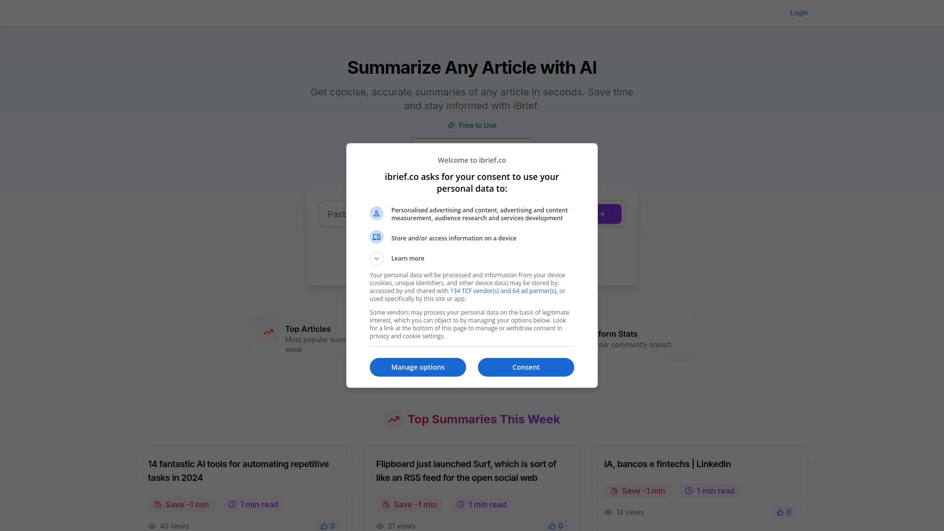 iBrief - AI Tool Ocean