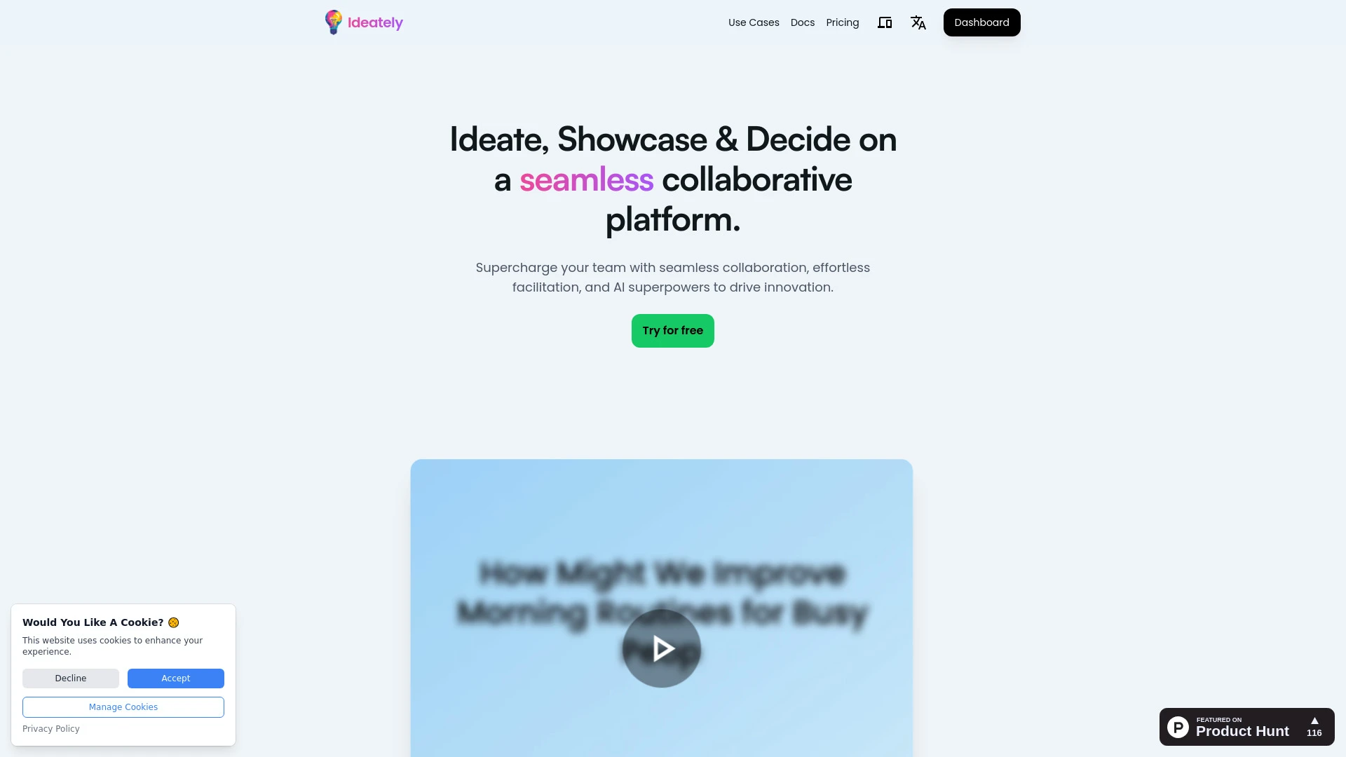 Ideately - AI Tool Ocean