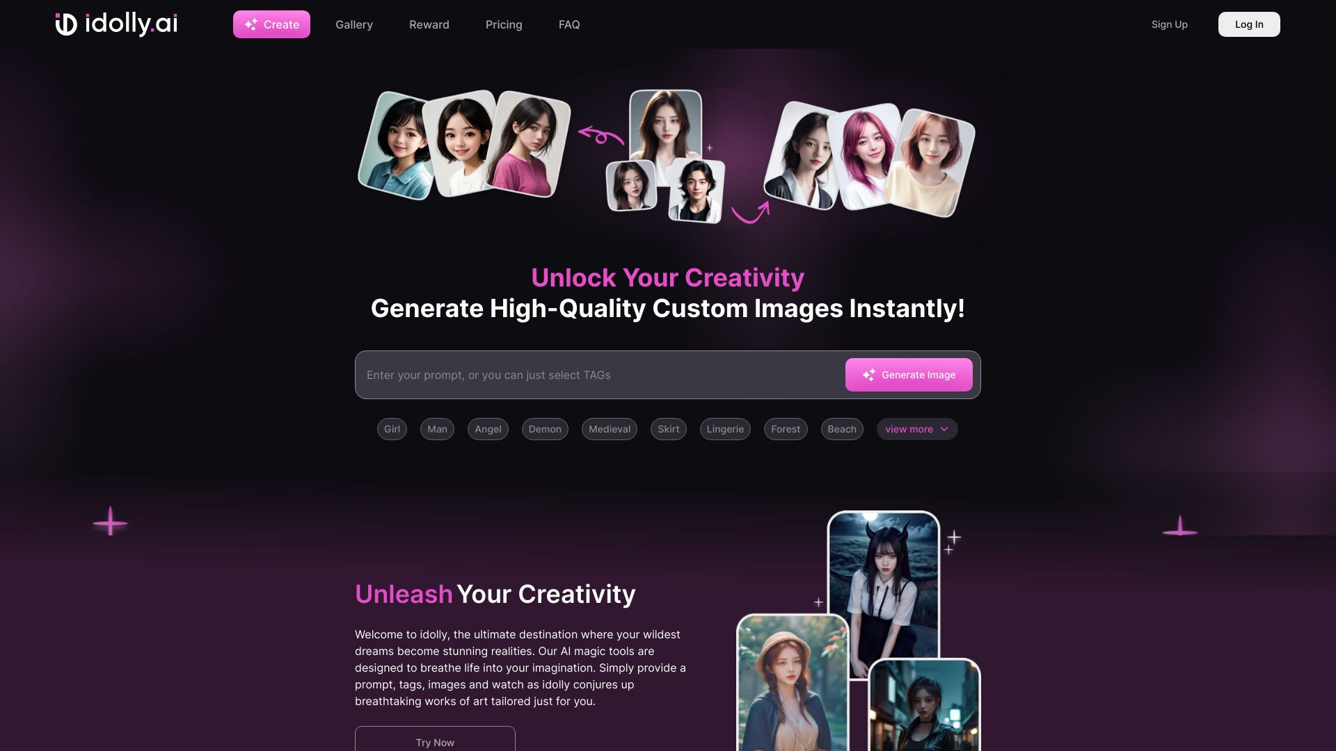 Idolly - AI Tool Ocean