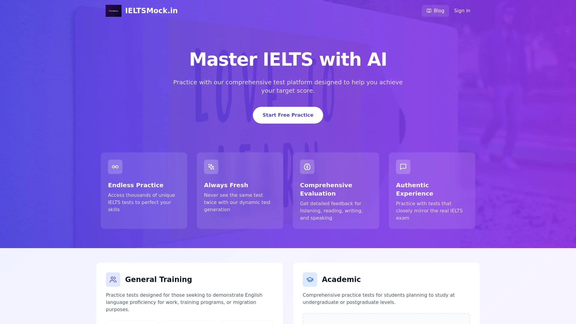 IELTSMock.in - AI Tool Ocean