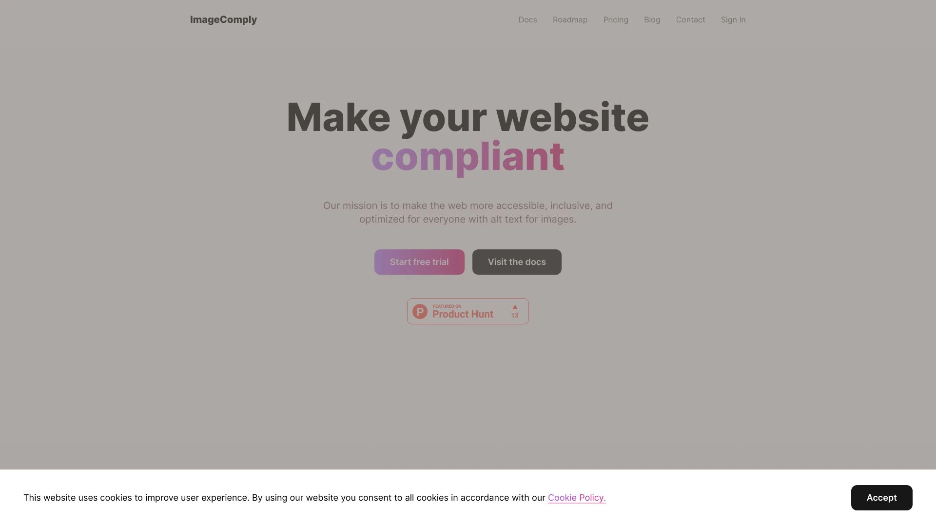 ImageComply - AI Tool Ocean