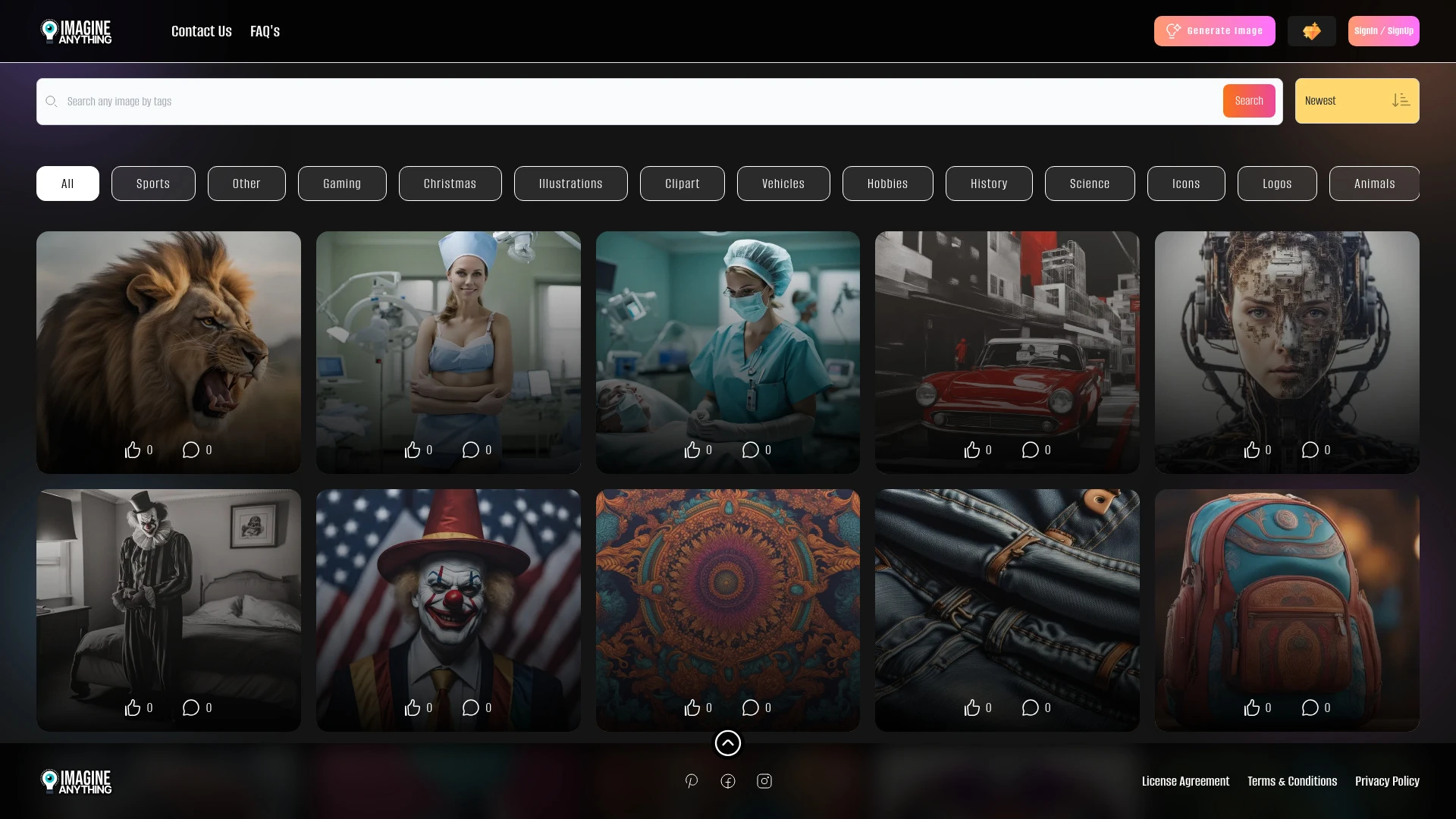 Imagine Anything - AI Tool Ocean