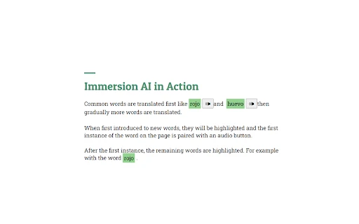 Immersion AI - Chrome Extension - AI Tool Ocean