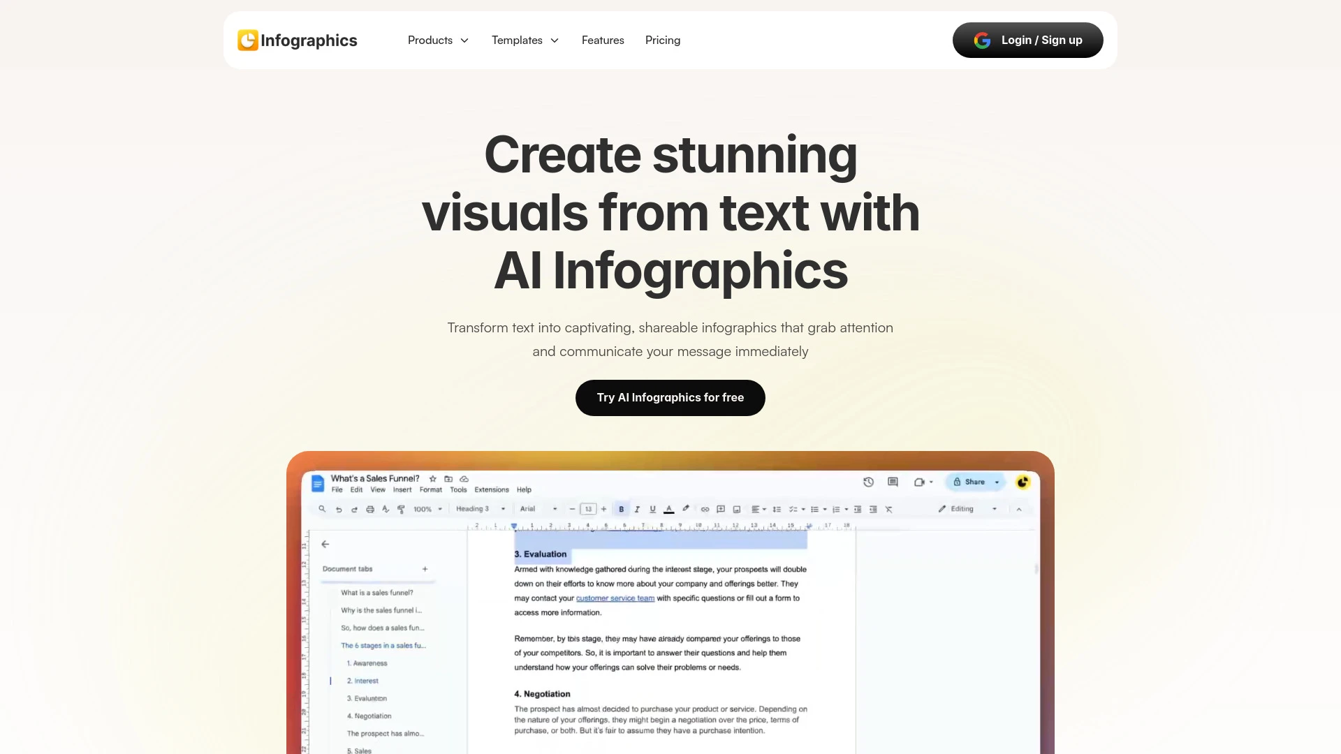 Infographics AI - AI Tool Ocean
