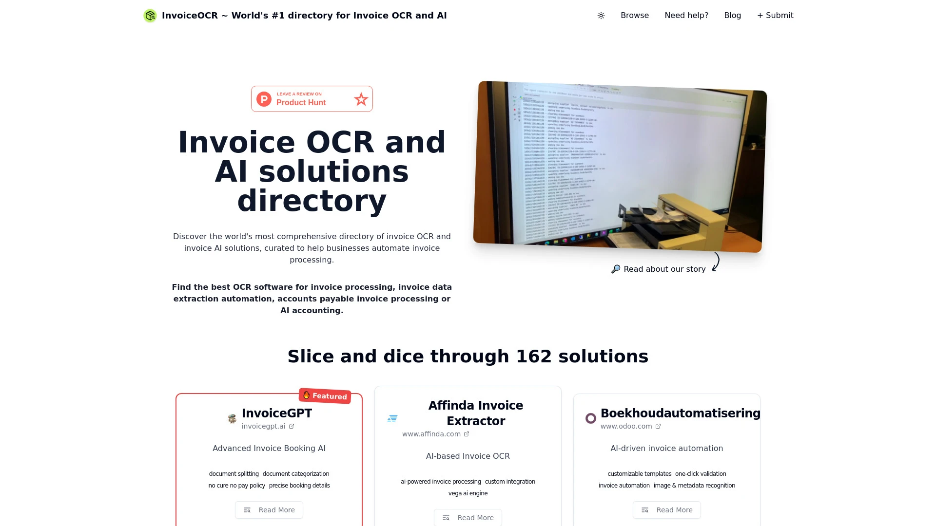 InvoiceOCR - AI Tool Ocean