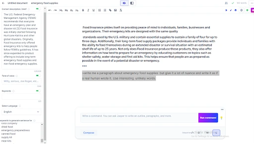 Jasper.ai - Chrome Extension - AI Tool Ocean