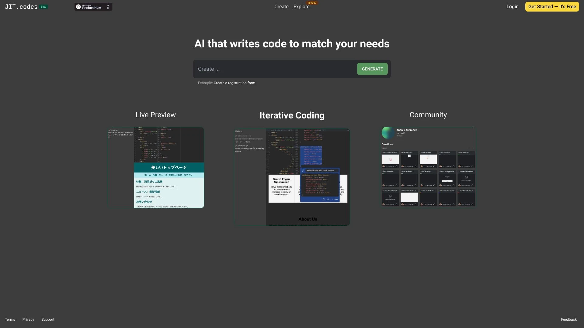 JIT.codes - AI Tool Ocean