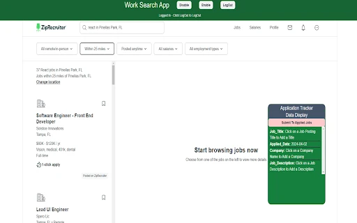 Job Tracker - Chrome Extension - AI Tool Ocean