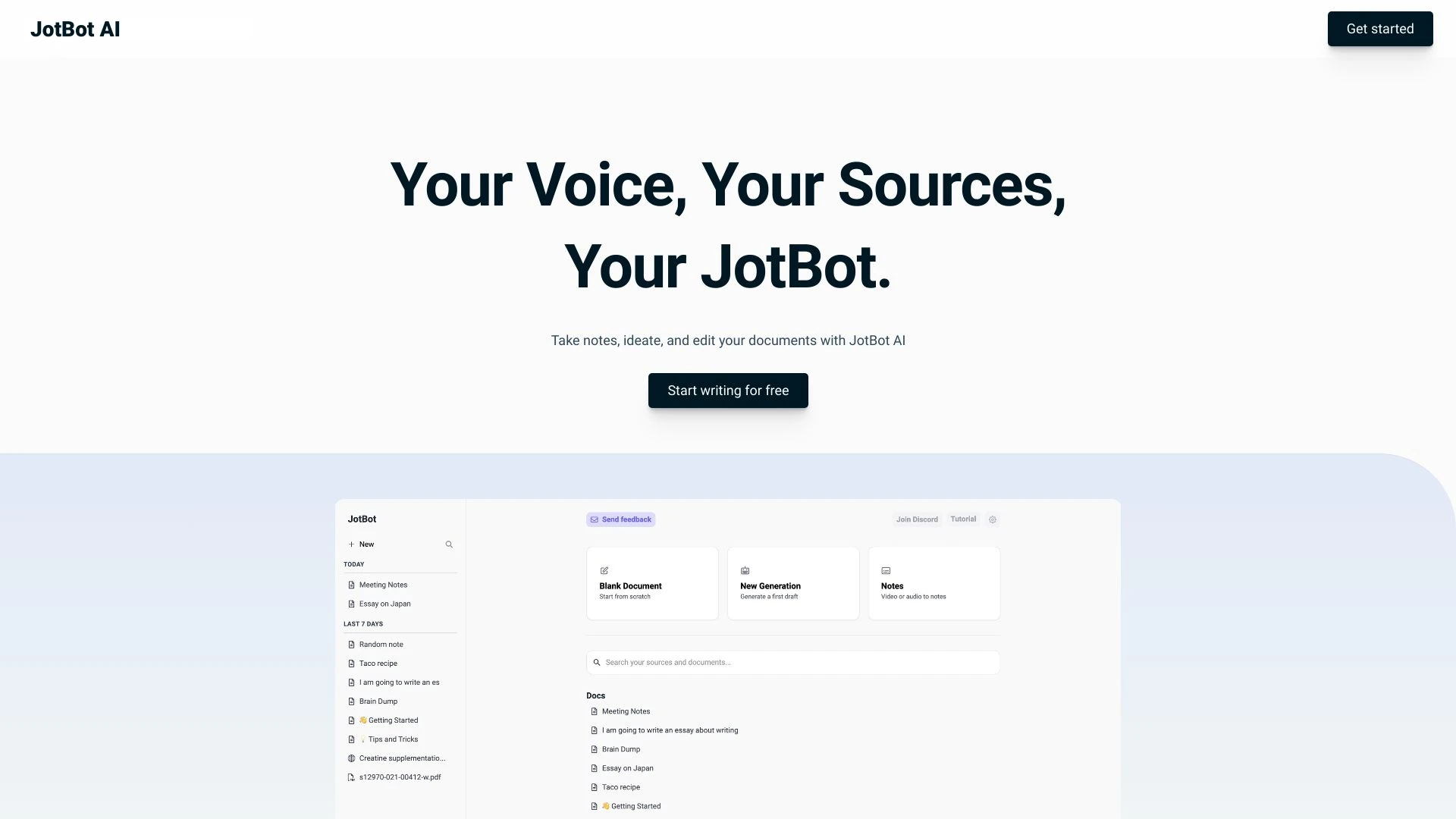 JotBot AI - AI Tool Ocean