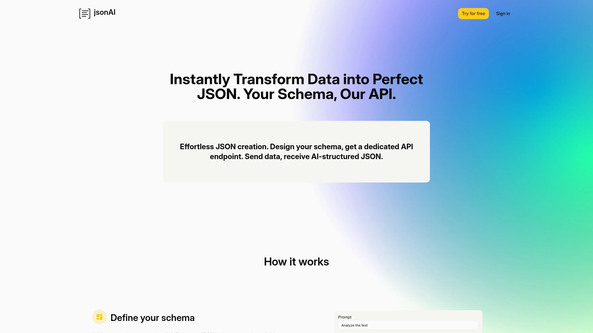 jsonAI.cloud - AI Tool Ocean
