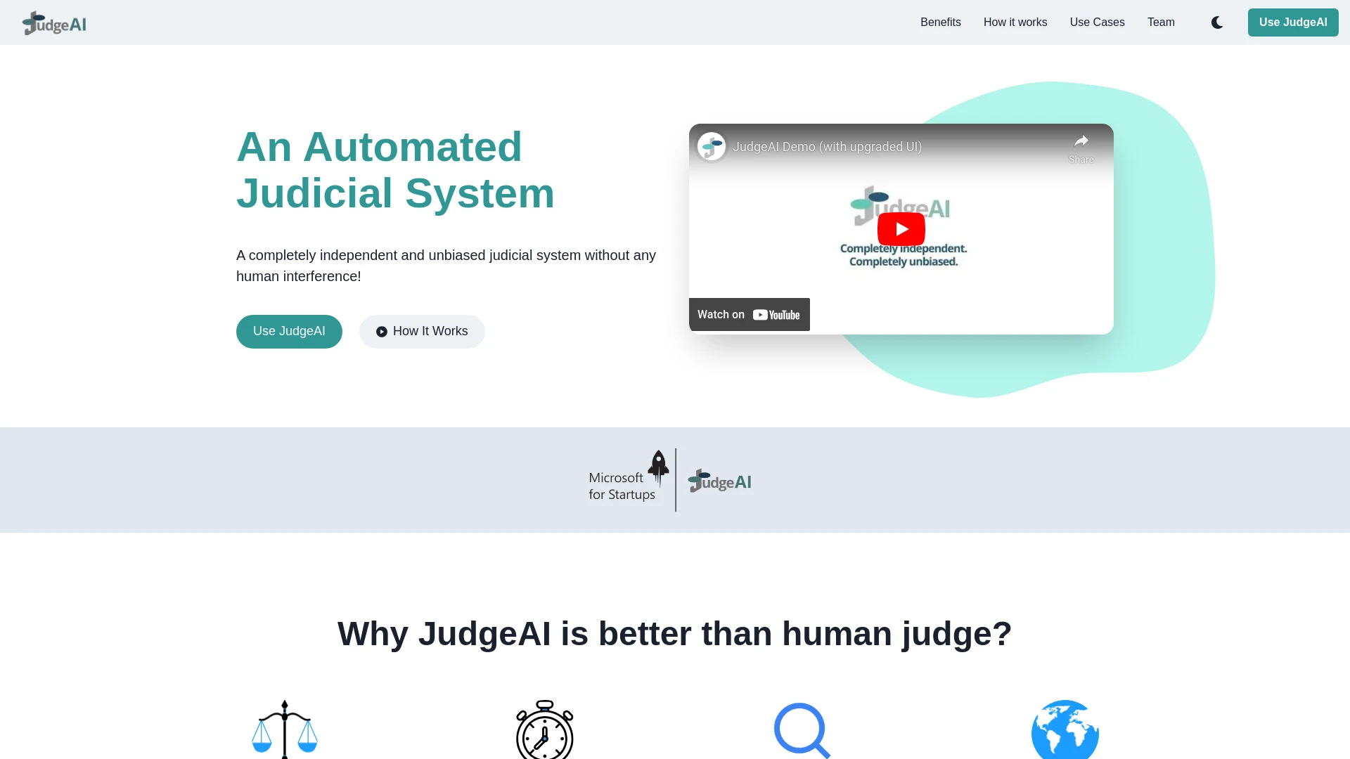 JudgeAI - AI Tool Ocean