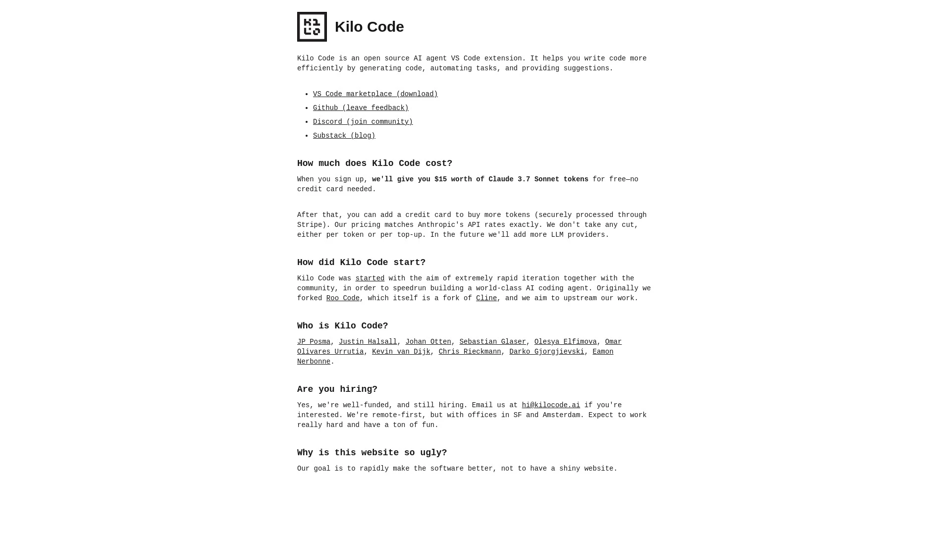 Kilo Code - AI Tool Ocean