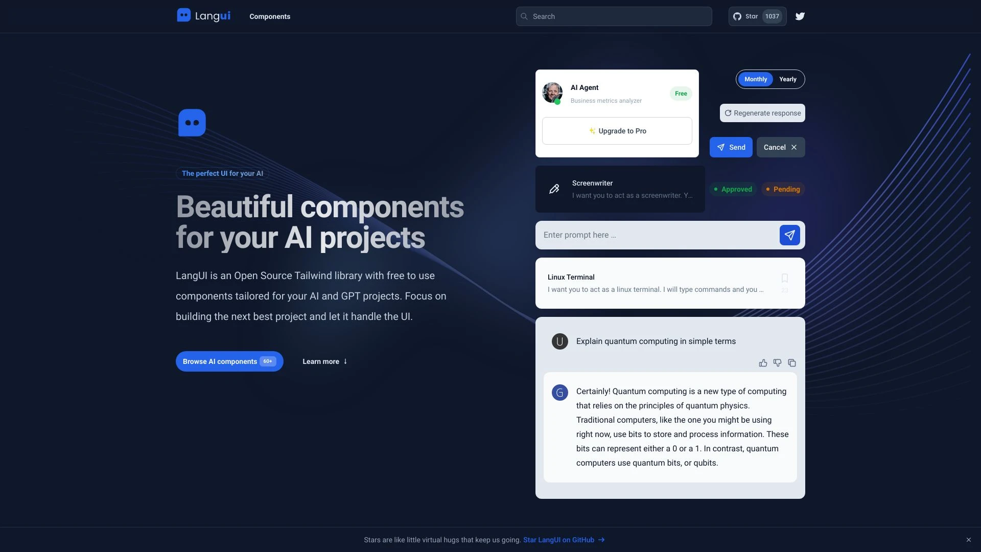 LangUI - AI Tool Ocean