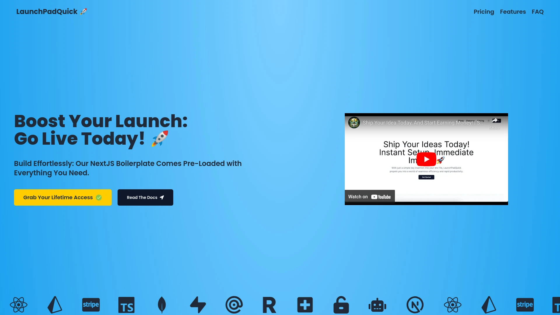 LaunchPadQuick - AI Tool Ocean