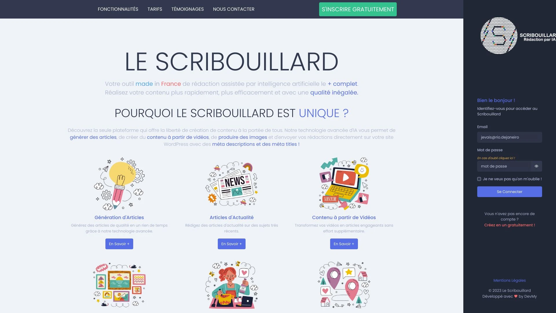 Le Scribouillard - AI Tool Ocean