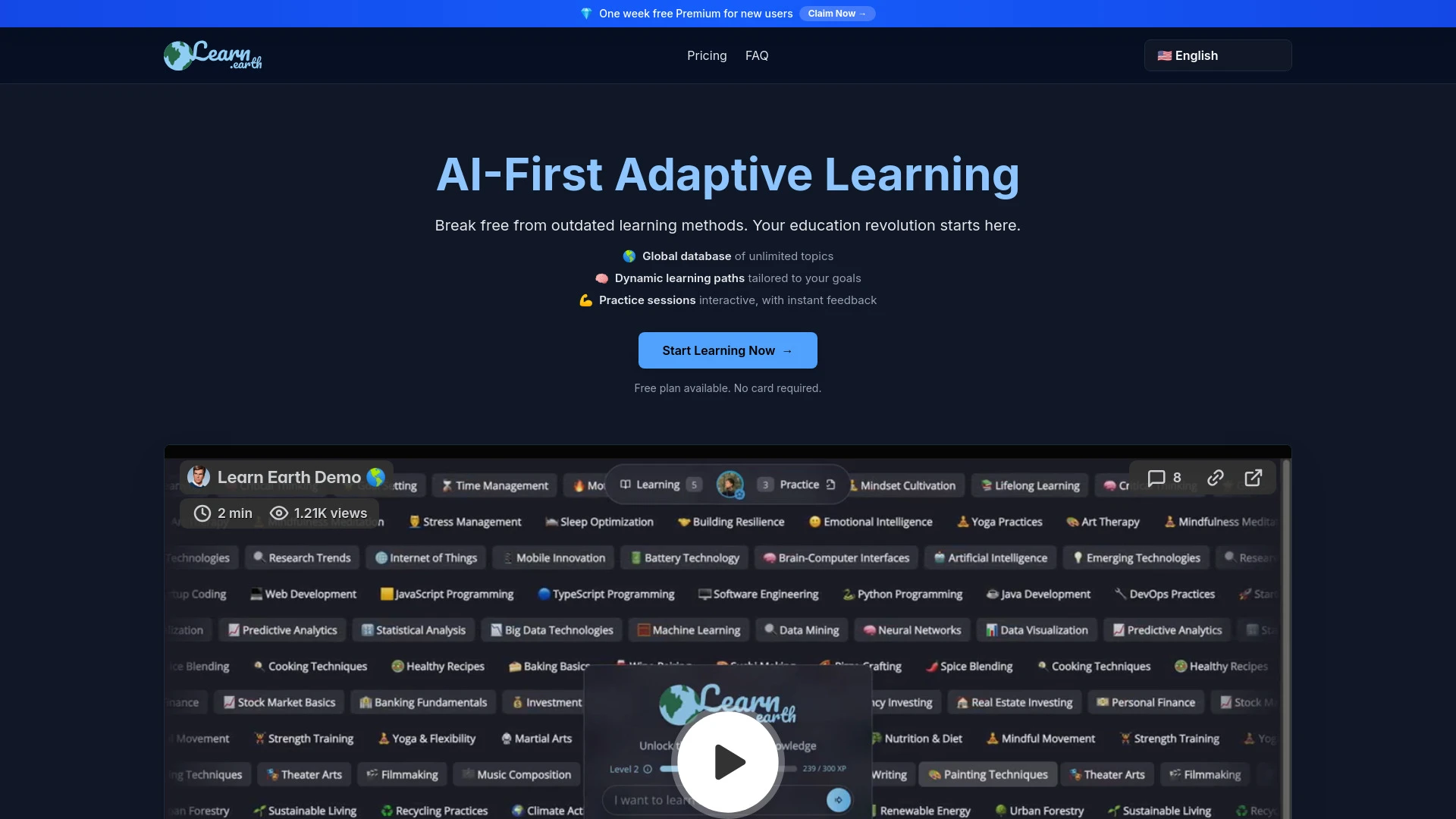Learn Earth - AI Tool Ocean