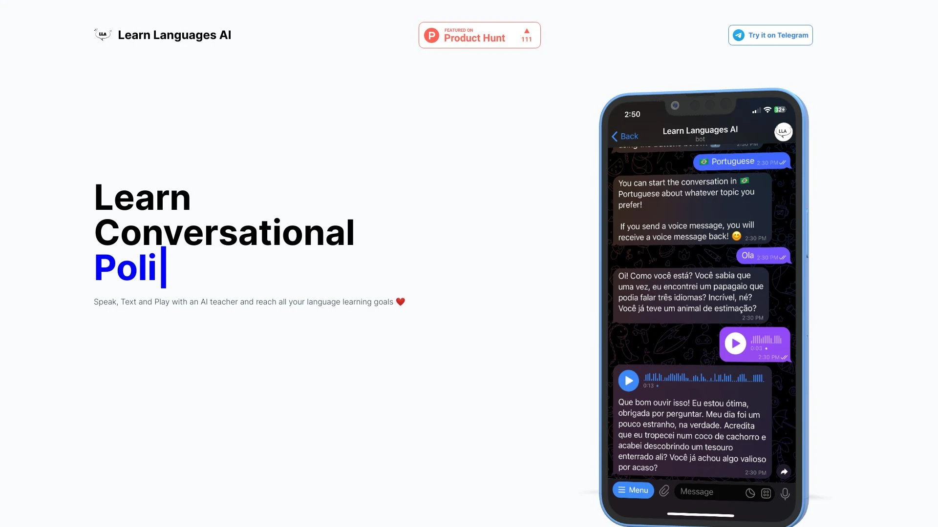 Learn Languages AI - AI Tool Ocean